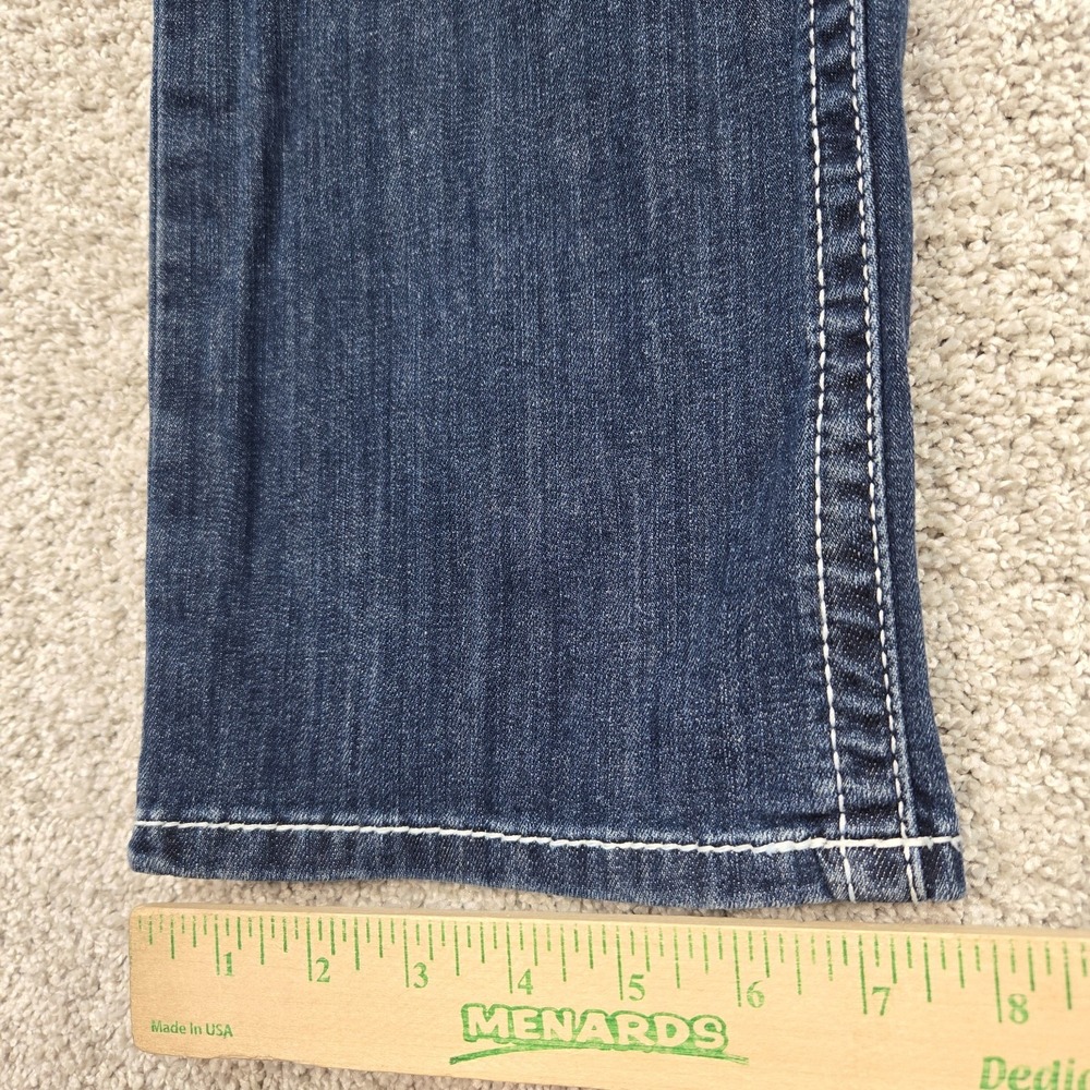 Ariat REAL Denim Jeans Women's 32S (fits 33x30) mid rise straight stretch - Picture 8 of 13
